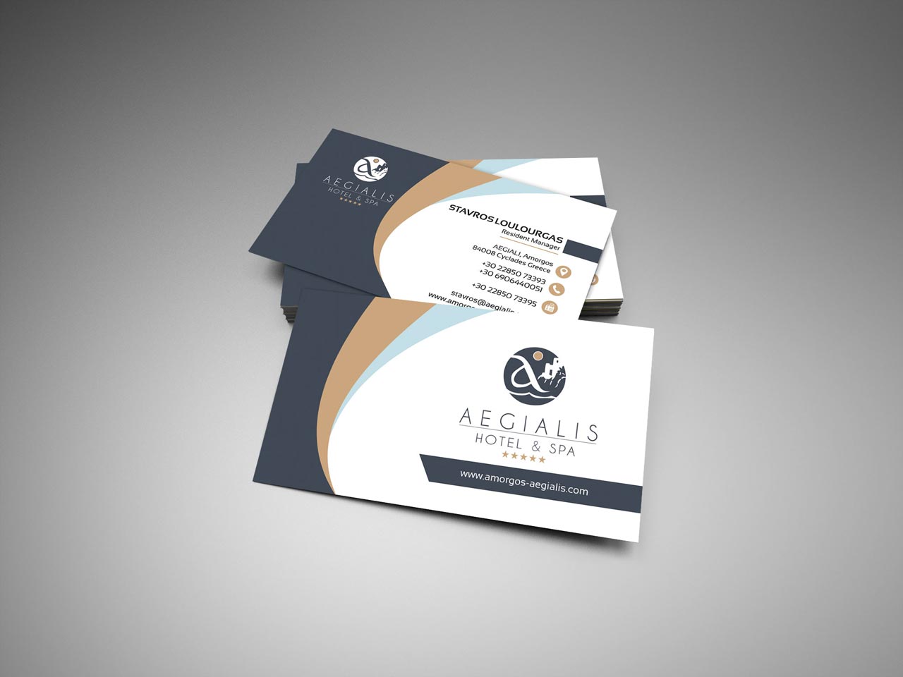 Aegialis Business card